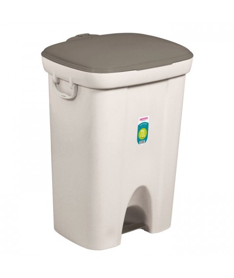 Lix. 36 lt SANREMO marrom c/pedal retangular 298