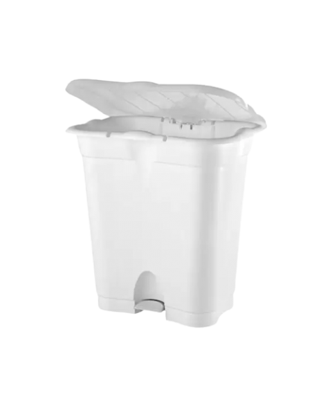 Lix. 50 lt pedal quadrada branca Tritec 1047