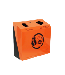 Lix. esmaltada p/descarte pilha/bateria 30x32x14 M5 JSN