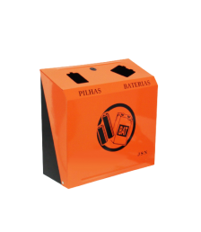Lix. esmaltada p/descarte pilha/bateria 30x32x14 M5 JSN