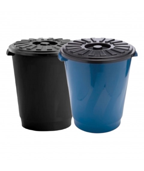 Lixeiro azul inteiro c/alca 200 lt