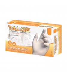 Luva látex com pó cx c/50 pares TAM M