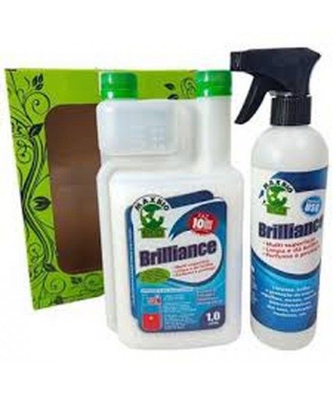 BRILLIANCE 1 lt c/refil multi superficie biodegradavel Maxbio