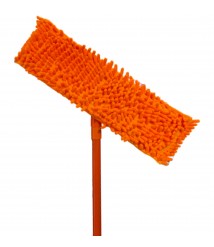 Mop seco algodao microfibra 40 cm tira po laranja Elo 271
