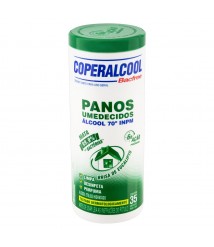 Pano umedecido c/alcool BRISA EUCALIPTO Bacfree 70° Coperalcool 16