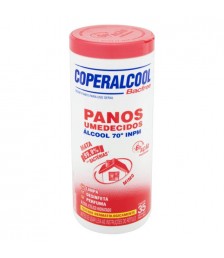 Pano umedecido c/alcool MIMO Bacfree 70° Coperalcool 15
