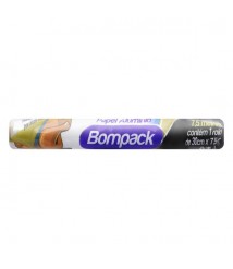Papel aluminio 30x7,5 Bompack rolo 22079