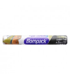Papel aluminio 45x4 Bompack rolo 22478