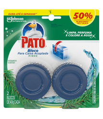 Pedra sanitária acoplada c/2 und VERDE PINHO 40 gr Pato