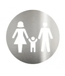 Placa de aviso de inox Biovis FAMILIA 