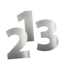 Placa de aviso de inox Biovis NUMEROS 