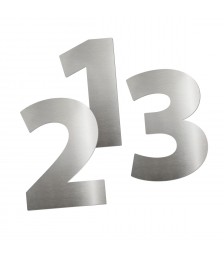 Placa de aviso de inox Biovis NUMEROS 