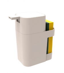 Porta detergente SOPRANO cinza 600 ml pumb 14815