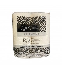 Papel toalha cozinha c/2 rolos branco 18,5cmx20cm Sensacao 104