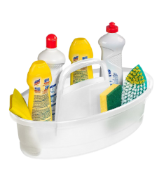 Porta produtos de limpeza plástico oval Sanremo