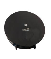 Porta papel higiênico rolão Biovisium inox preto Titanium