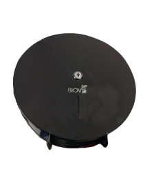 Porta papel higiênico rolão Biovisium inox preto Titanium