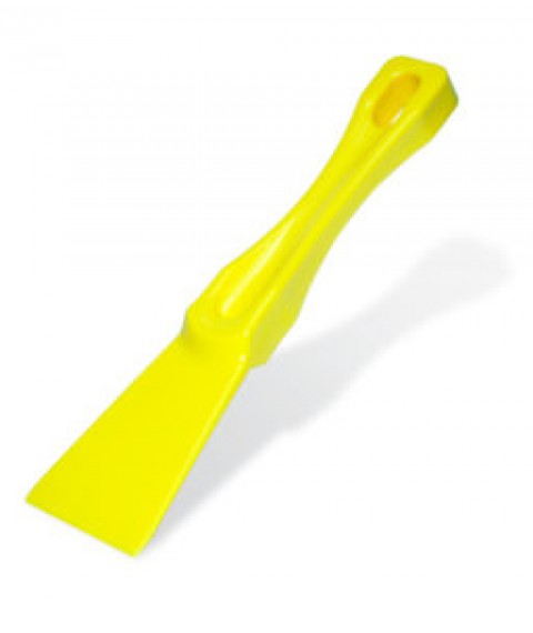 Espatula plastica 7,5 cm AMARELO Bralimpia 