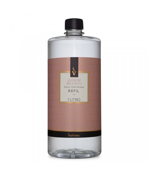 Refil p/ agua perfumada 1 lt Via Aroma jasmim branco 194134