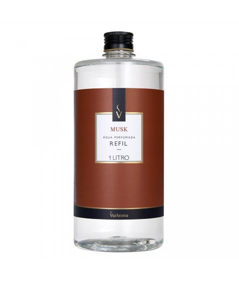 Refil p/ agua perfumada 1 lt Via Aroma musk 194132