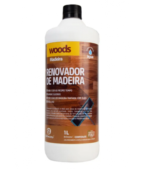Renovador de madeira 1 lt Woods Bellinzoni concentrado 226912