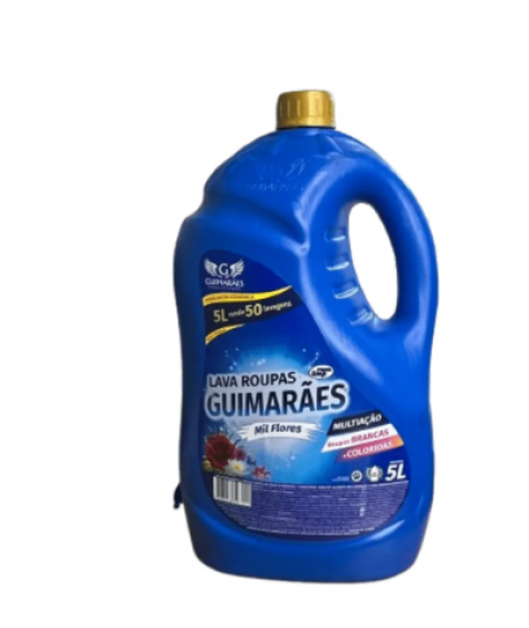 Sabao liquido 5 lt MIL FLORES Guimaraes CXSS05