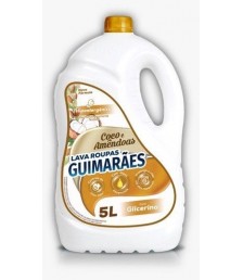 Sabao liquido 5 lt C/ GLICERINA COCO AMENDOA Guimaraes CXLRC05