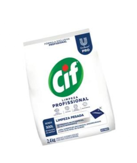 Sabao em po Cif limpeza pesada 2,4 kg sachet
