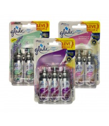 Refil click c/3 und AGUA FLORAIS Glade 12 ml