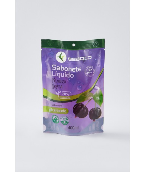 Sabonete 400 ml sachet PITANGA PRETA Sebold 867