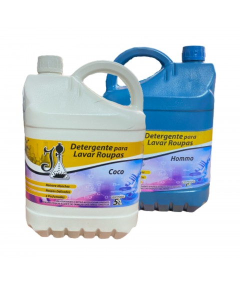 Sabao liquido 5 lt JJ HOMMO azul 541