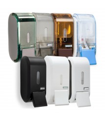 Saboneteira 400ml c/refil AZUL compacta Premisse 34005104