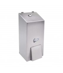 Saboneteira inox escovado 800 ml sem visor Bag Biovisium