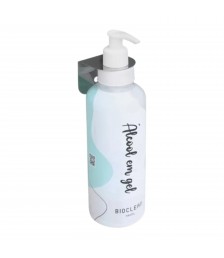 Saboneteira / alcool em gel 480 ml pumb c/inox Biovisium