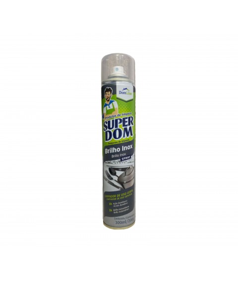 Silicone aerosol 300 ml brilho inox Domline