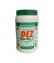 Soda caustica 1kg Dez pote