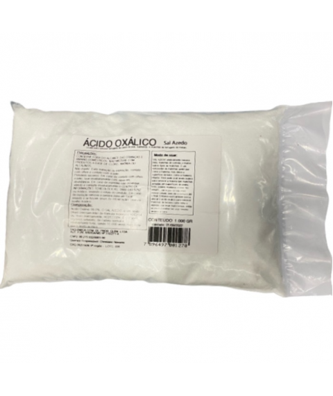 Acido oxalico (sal azedo) 1 kg Taquiplast (lavar barcos) T002