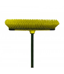 Vassourao nylon 40 cm amarelo ODERICH c/cabo 1,40 mt 3812