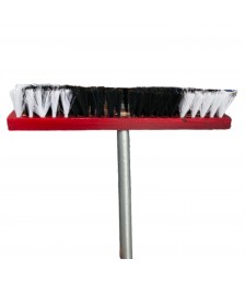 Vassourão nylon preto e branco 40 cm c/cabo Goulart