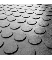 Tapete ROLO emborrachado preto moeda 1,30 mt Kapazi O METRO