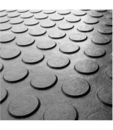 Tapete ROLO emborrachado preto moeda 1,30 mt Kapazi O METRO