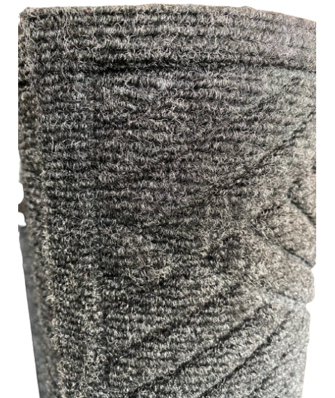 Tapete 60x90 Kleen Tex SUPER RIB cinza frizado