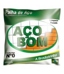 Palha de aco de chao 00 Acobom 25 gr 37004