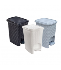 Lix. 07 lt TRAMA Plasutil azul pedal retangular 9379