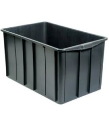 Caixa plástica Preta s/tampa 180 lts Larplast