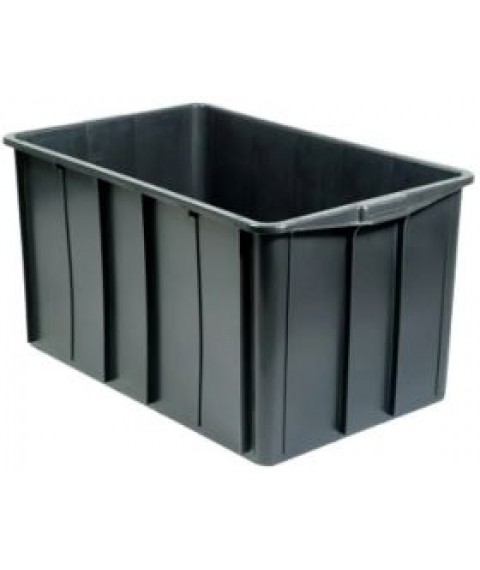Caixa plástica Preta s/tampa 180 lts Larplast