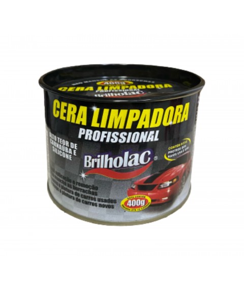 Cêra em pasta automotiva 400gr Brilholac