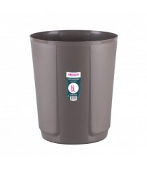 Cesto 06 lt s/tampa fechado redondo Sanremo marrom SR2206P