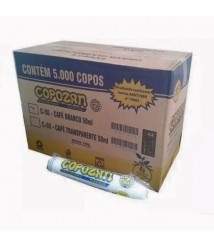 Copo descartável café 50 ml cx c/5000 und Copozan
