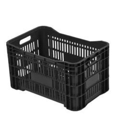 Caixa plastica de verduras preta 